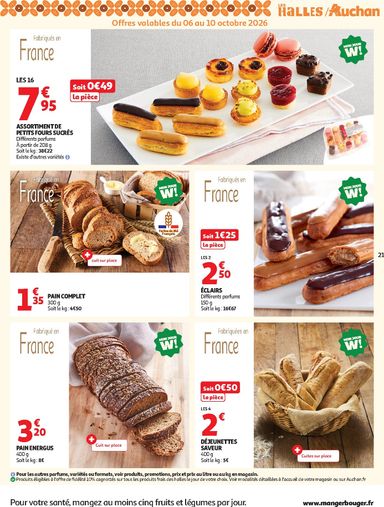Catalogue Auchan - Auchan - Café, automne hypers valable dès le 06/10 au 18/10 - page 21