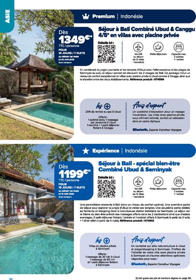 Catalogue Carrefour Market - Carrefour Market - Voyages valable dès le 22/01 au 31/12 - page 52