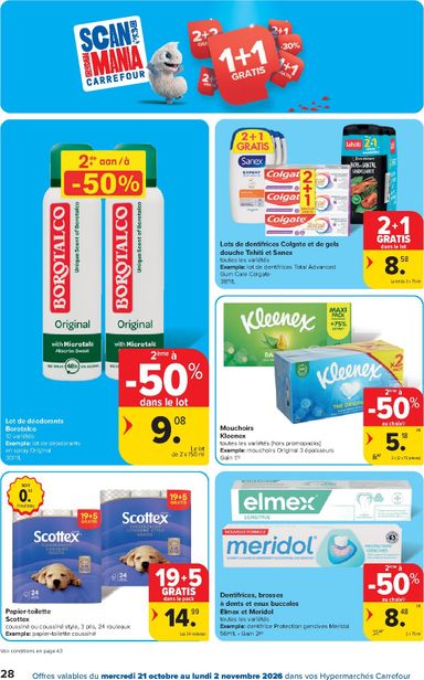 Folder Carrefour - Carrefour Hypermarchés van 21/10 tot 02/11 - side 28