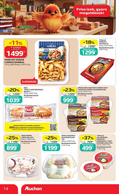 Akciós újság Auchan - Auchan Hipermarket érvényes 10.22.-tól 10.28.-ig - 14 oldal