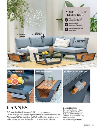 Prospekt Dehner - Dehner - Gartenmöbel Trends gültig ab 02.03. bis 31.10. - seite 21