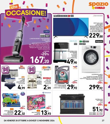 Volantino Spazio Conad - Spazio Conad - Roma valido dal 30/10 al 12/11 - pagina 27