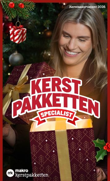 Folder Makro - Makro - Kerstpaketten catalogus van 20-10 tot 31-12 - side 1