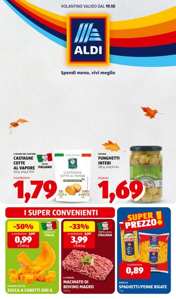 Volantino ALDI - ALDI valido dal 19/10 al 25/10 - pagina 1