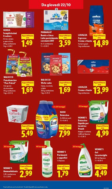 Volantino Lidl - Lidl valido dal 22/10 al 28/10 - pagina 19