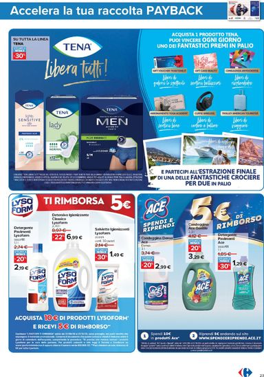 Volantino Carrefour - Carrefour - Punti Sprint Payback valido dal 13/10 al 25/10 - pagina 23
