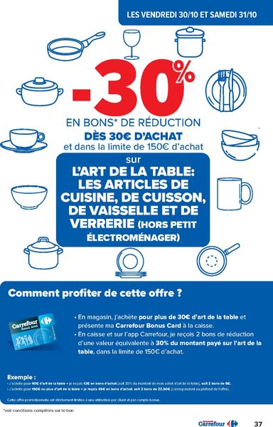 Folder Carrefour - Carrefour Hypermarchés van 28/10 tot 09/11 - side 37
