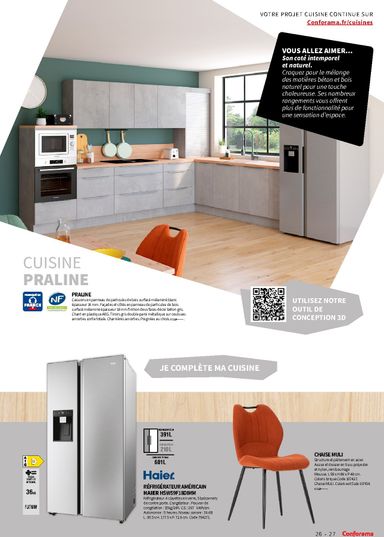 Catalogue Conforama - Conforama - Guide Cuisine valable dès le 01/03 au 31/12 - page 27
