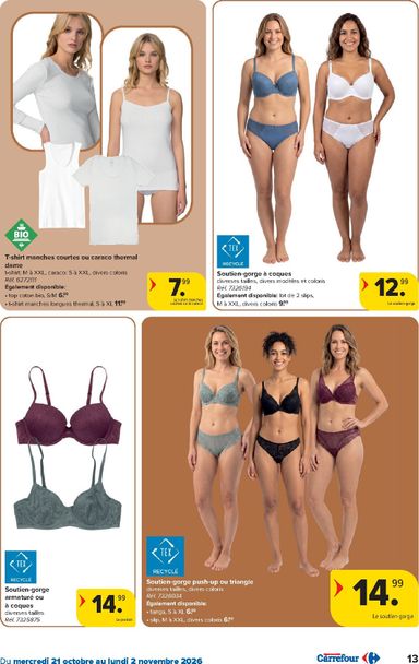 Folder Carrefour - Carrefour - Textile d'automne van 21/10 tot 02/11 - side 13