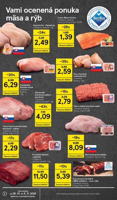 Leták Tesco - Tesco od 28.10. do 03.11. - strana 8