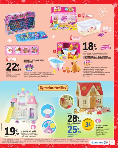 Catalogue E.Leclerc - E.Leclerc - Jouets de Noël valable dès le 20/10 au 05/12 - page 33