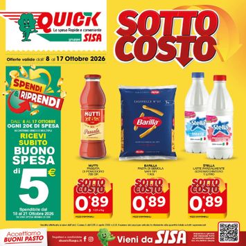 Volantino Sisa - Sisa Quick valido dal 08/10 al 17/10 - pagina 1