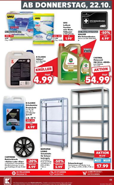Folder Kaufland DE - Kaufland DE van 19-10 tot 24-10 - side 43