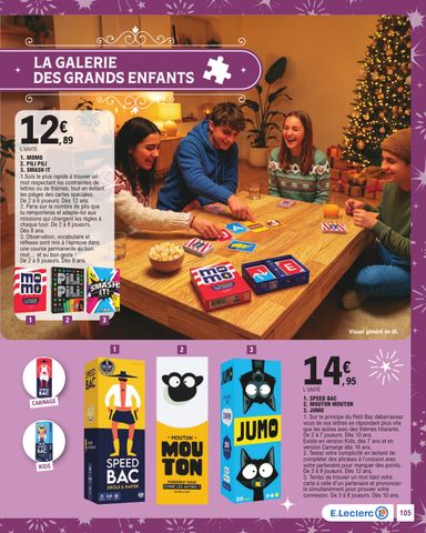 Catalogue E.Leclerc - E.Leclerc - Jouets de Noël valable dès le 20/10 au 05/12 - page 105