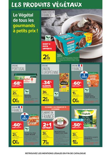 Catalogue Carrefour Market - Carrefour Market valable dès le 03/11 au 15/11 - page 31