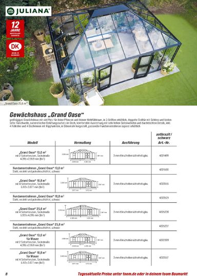 Prospekt toom - Toom - Gewächshäuser & Anzucht gültig ab 01.03. bis 31.12. - seite 8