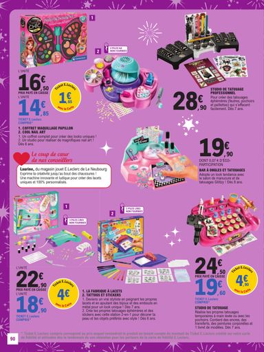 Catalogue E.Leclerc - E.Leclerc - Jouets valable dès le 13/10 au 05/12 - page 90