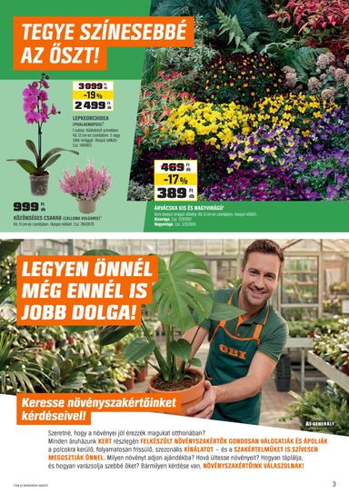 Akciós újság OBI - OBI érvényes 09.29.-tól 11.02.-ig - 3 oldal