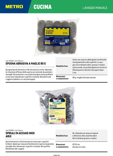Volantino METRO - Metro - Catalogo Detergenza valido dal 04/06 al 04/06 - pagina 14