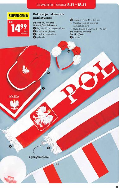 Leták Biedronka - Biedronka - Hity i inspiracje od 02.11. do 18.11. - strana 15