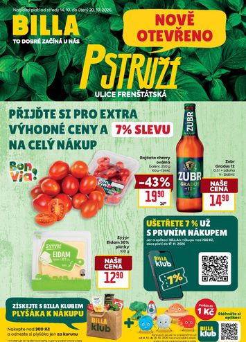 Leták Billa - Billa - Pstruží od 14.10. do 20.10. - strana 1