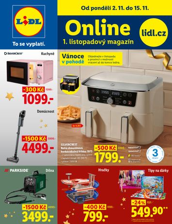 Leták Lidl - Lidl - Online magazín od 02.11. do 15.11. - strana 1