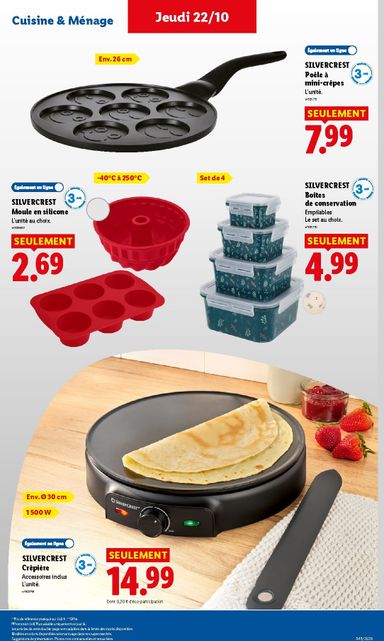 Catalogue Lidl - Lidl valable dès le 22/10 au 28/10 - page 45