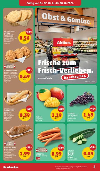 PENNY-Flugblatt - PENNY - Linz-Ebelsberg gültig ab 22.10. bis 28.10. - seite 2