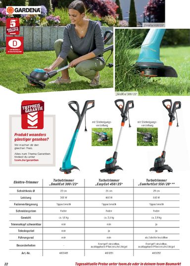 Prospekt toom - Toom - Gartenpflege & Teich gültig ab 01.03. bis 31.12. - seite 22