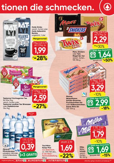 SPAR-Flugblatt - SPAR gültig ab 22.10. bis 04.11. - seite 17