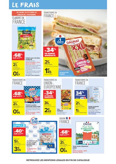 Catalogue Carrefour Market - Carrefour Market valable dès le 20/10 au 01/11 - page 35