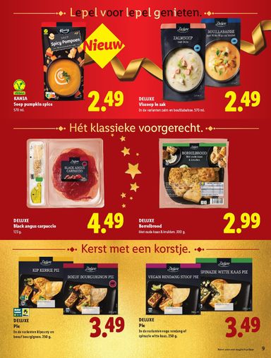 Folder Lidl - Lidl - Deluxe van 28-10 tot 01-01 - side 9