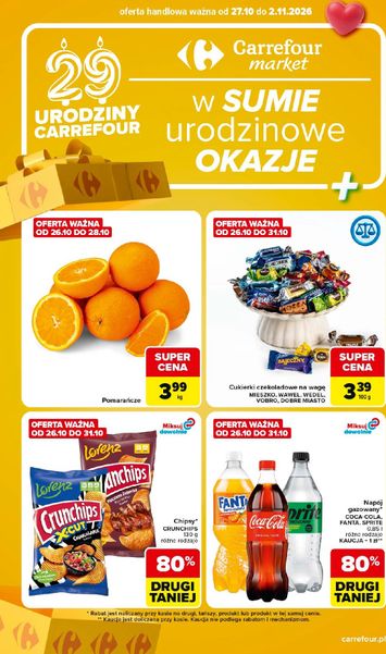 Gazetka Carrefour - Carrefour - Market od 27.10. do 02.11. - strona 1
