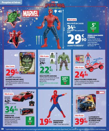 Folder Auchan - Auchan - Jouets de Noël van 16/10 tot 06/12 - side 66