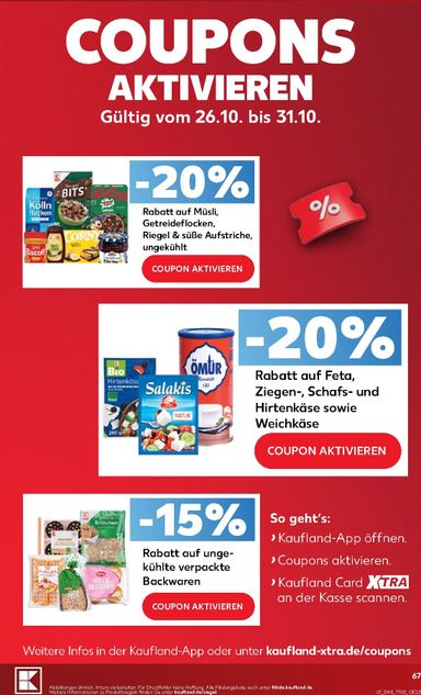 Prospekt Kaufland - Kaufland gültig ab 26.10. bis 31.10. - seite 67