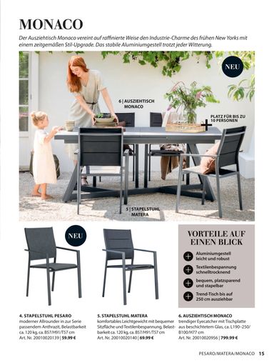 Prospekt Dehner - Dehner - Gartenmöbel Trends gültig ab 02.03. bis 31.10. - seite 15
