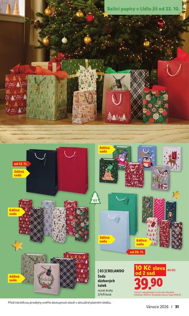 Leták Lidl - Lidl - Vánoční inspirace od 19.10. do 20.12. - strana 31
