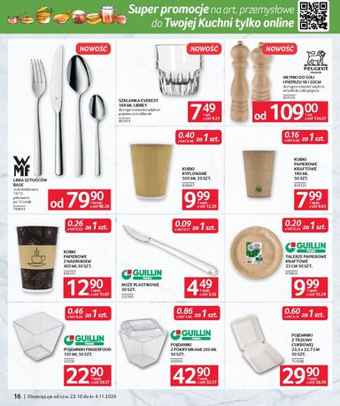 Gazetka Selgros - Selgros cash&carry - Oferta dla gastronomii od 22.10. do 04.11. - strona 16
