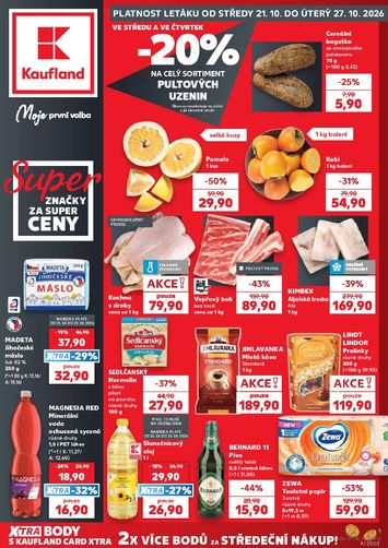 Leták Kaufland - Kaufland - Brno od 21.10. do 27.10. - strana 1