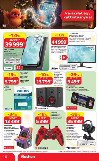 Akciós újság Auchan - Auchan Hipermarket érvényes 10.22.-tól 11.25.-ig - 16 oldal
