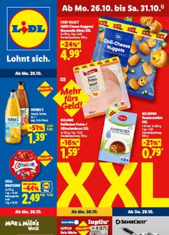 Lidl-Prospekt von Montag 26.10.