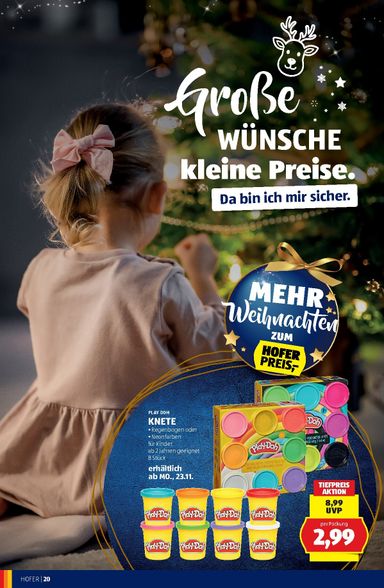 Leták Hofer Rakúsko - Hofer Rakúsko - Unser Weihnachtskatalog od 30.10. do 31.12. - strana 20