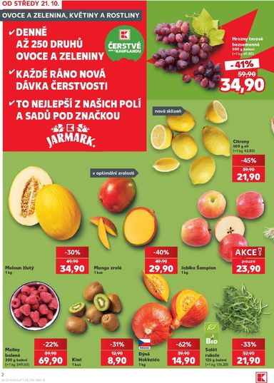 Leták Kaufland - Kaufland - Brno od 21.10. do 27.10. - strana 2