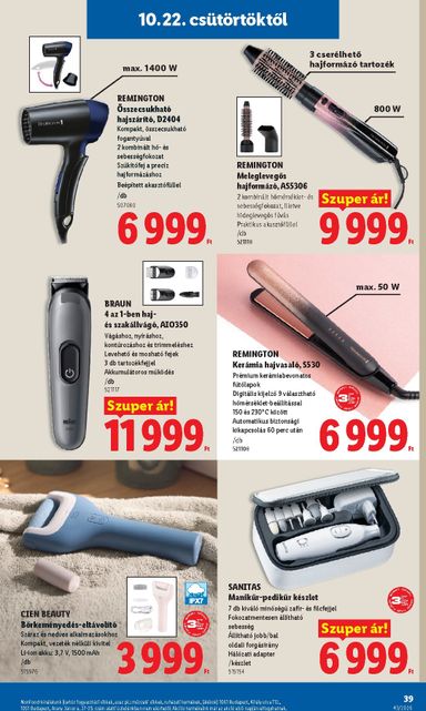 Akciós újság Lidl - Lidl érvényes 10.22.-tól 10.28.-ig - 39 oldal