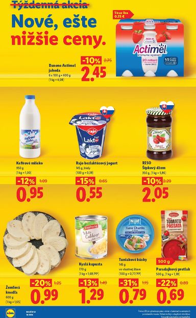 Leták Lidl - Lidl - Dlhodobo zlacnené od 03.07. do 31.12. - strana 20