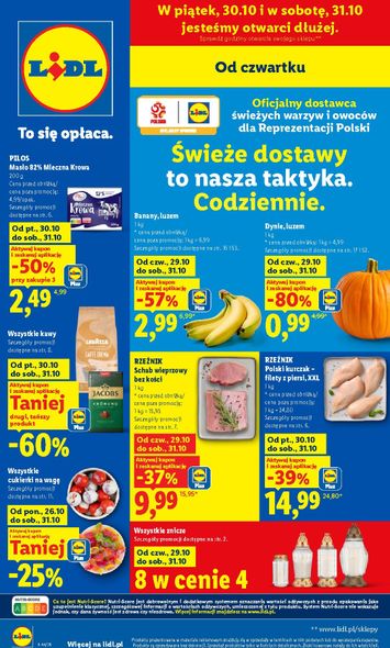 Gazetka Lidl - Lidl od 29.10. do 31.10. - strona 1