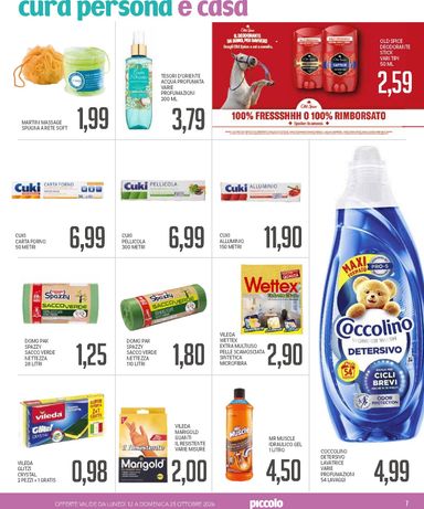 Volantino Piccolo - Piccolo - Offerte speciali valido dal 12/10 al 25/10 - pagina 7