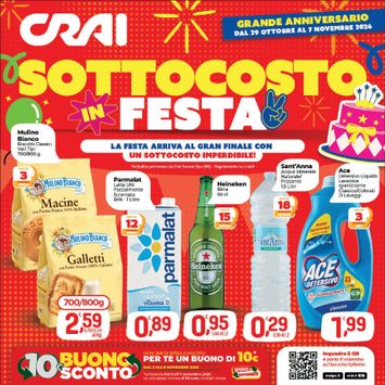 Volantino Crai - Crai - Lombardia valido dal 29/10 al 07/11 - pagina 1