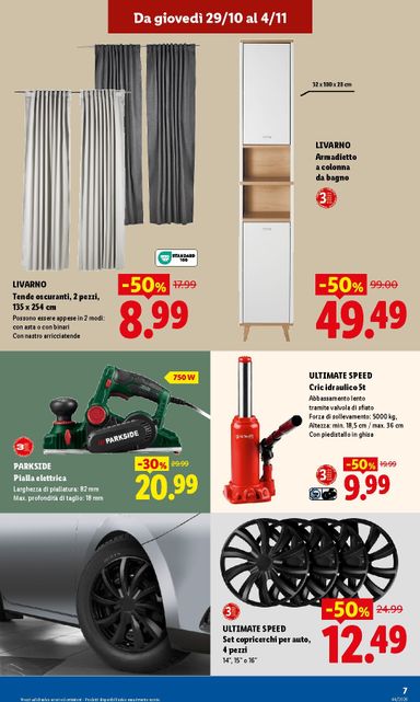 Volantino Lidl - Lidl - Nuova apertura Arezzo valido dal 29/10 al 04/11 - pagina 7