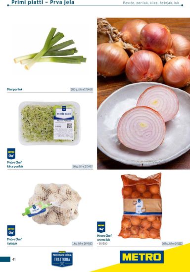 Katalog Metro - Metro - Poslovna rješenja - Trattoria vrijedi od 04.03. do 31.12. - stranica 41